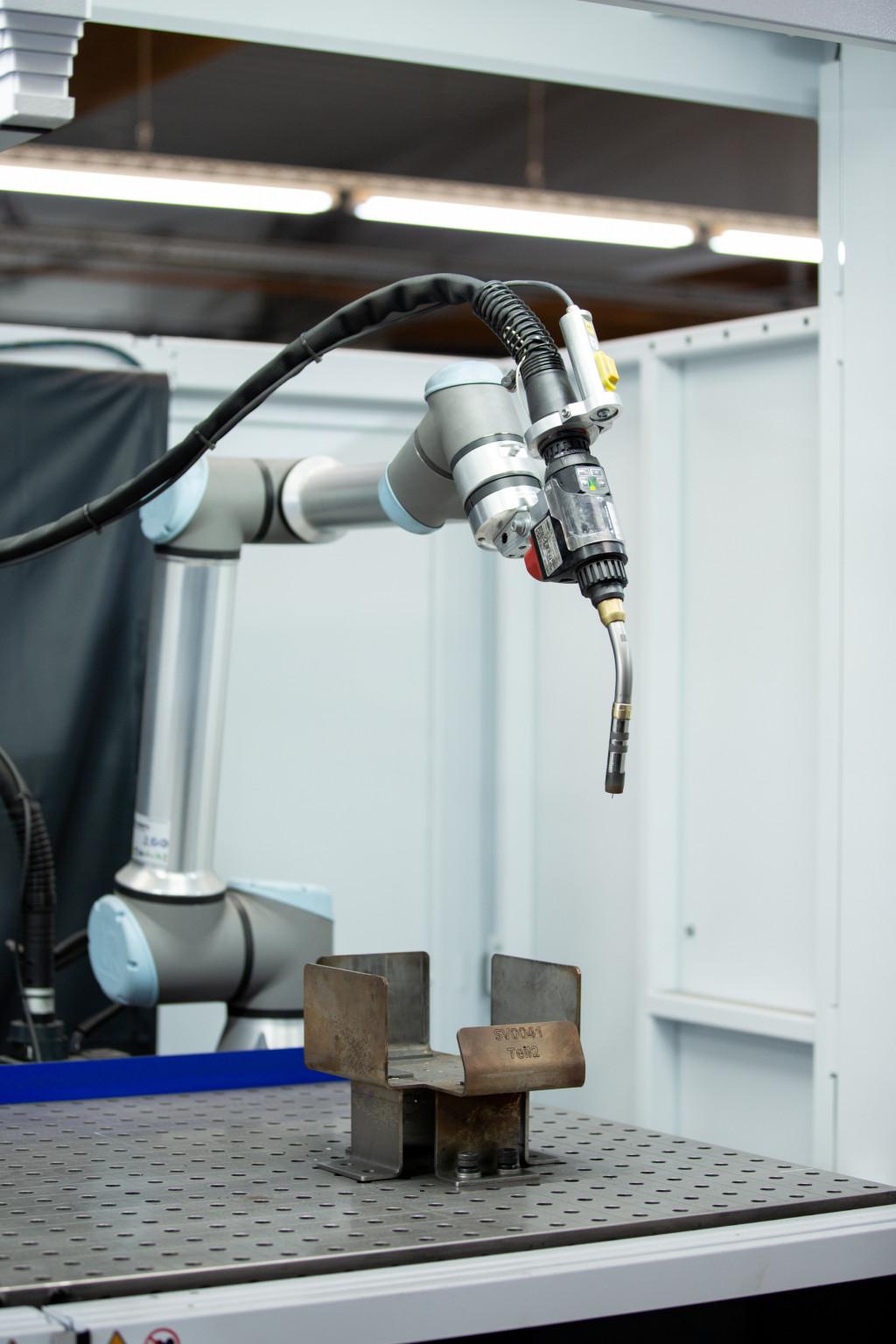 Toepassingsvoorbeeld Universal Robots - TruArc Weld 1000 lascel